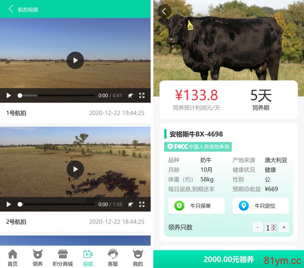 最新版牧场养牛游戏挖矿理财源码,带积分商城+抽奖+会员特权 最新版牧场养牛游戏挖矿理财源码,带积分商城+抽奖+会员特权